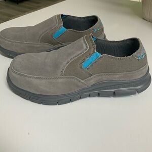 Hytest Women's Blake Safety Steel Toe Shoes - 8.5 - Grey